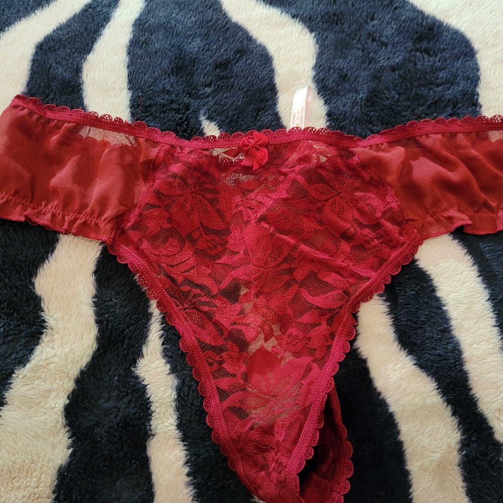 Sexy red thong